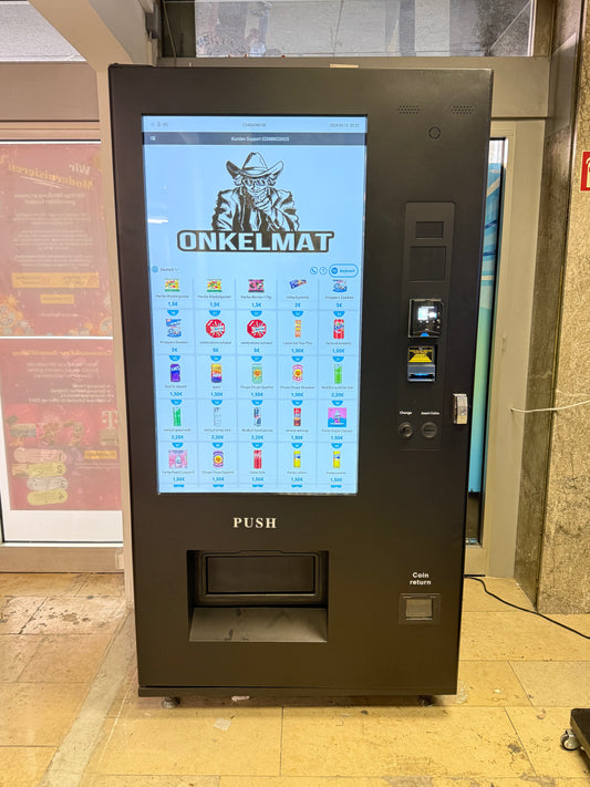 TCN Premium Verkaufsautomat | 49” Touchscreen | Snackautomat | Getränkeautomat | Nayax | Cloud | Altersprüfung